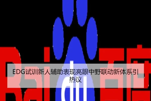 EDG试训新人辅助表现亮眼中野联动新体系引热议